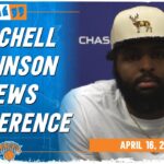 Mitchell Robinson on the status of his ankle heading into Knicks' first round playoff matchup | SNY
