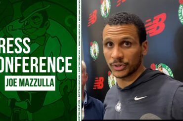 Joe Mazzulla Tells Blake Griffin Retirement Story | Celtics Practice