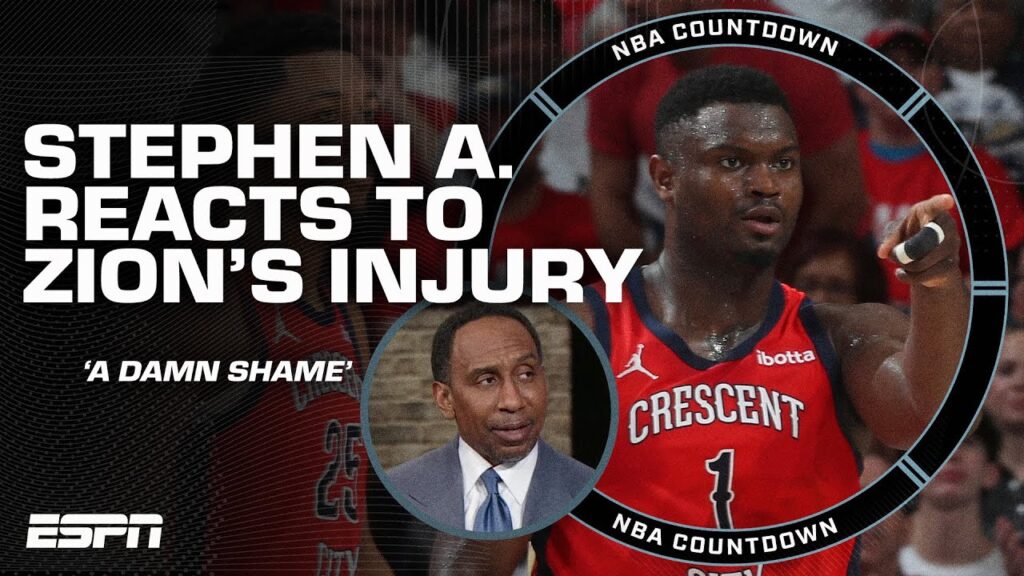 Stephen A. on Zion Williamson’s injury: That’s a damn shame | NBA Countdown