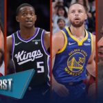 Kings beat Warriors, Nick lights the beam, Warriors dynasty over? | NBA | FIRST THINGS FIRST