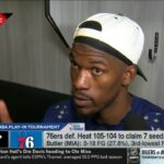 Jimmy Butler reveals his injury in Miami Heat lose to 76ers 105-104: " I must have an MRI on knee"