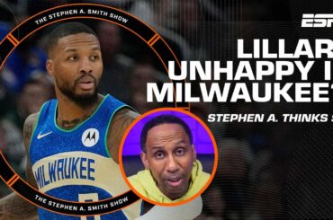 Stephen A. thinks Damian Lillard is ‘miserable’ with the Bucks 👀 | The Stephen A. Smith Show