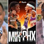 FIRST TAKE | "Kevin Durant is a leader"- Stephen A. claims Suns will dominate Timberwolves in Game 1