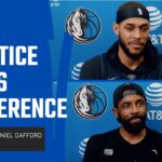 Jason Kidd, Daniel Gafford & Kyrie Irving | Post Practice Conference | 4/18/24
