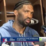 "Bring the Jalen Brunson here!" - Joel Embiid warns Knicks after 76ers beat Heat 105-104 in Play-In