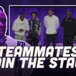 Milwaukee Bucks Teammates join Thanasis and Giannis Antetokounmpo on stage at Thanalysis Live