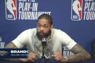 Brandon Ingram on playoff berth, bench players energy | Pelicans-Kings Play-In Postgame 4/19/2024