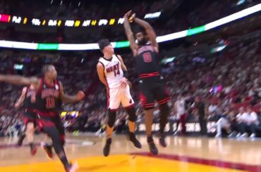 Tyler Herro Insane Behind the back pass 😱