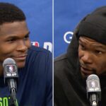 Anthony Edwards & Kevin Durant on Their Exchange in Game 1 | 2024 NBA Playoffs