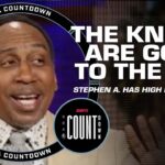 ORANGE & BLUE SKIES BABY 🗣️ Stephen A. has high expectations for Knicks in playoffs | NBA Countdown