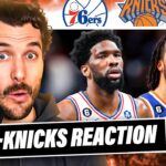 Knicks-76ers Reaction: New York holds off Embiid & Philly in Game 1 | Hoops Tonight