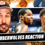 Suns-Timberwolves Reaction: Minnesota DOMINATES Kevin Durant & Phoenix in Game 1 | Hoops Tonight