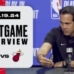 Erik Spoelstra Postgame Interview | Chicago Bulls vs. Miami HEAT | April 19, 2024