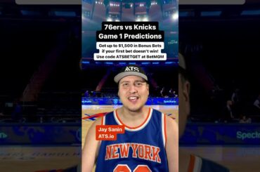 PHILADELPHIA 76ERS VS NEW YORK KNICKS GAME 1 PICK & PREDICTION