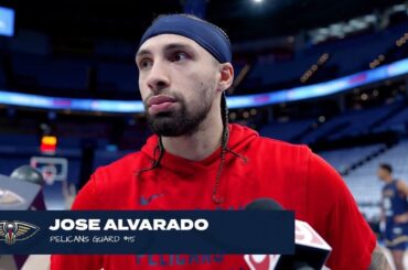 Jose Alvarado | Pelicans-Thunder Game 1 Shootaround | 2024 NBA Playoffs