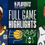 #6 PACERS at #3 BUCKS | FULL GAME 1 HIGHLIGHTS | April 21, 2024