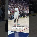 Nuggets fans showed up for Game 1 🗣