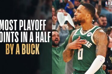 Damian Lillard (35 PTS) Activates #PLAYOFFMODE To Make Bucks FRANCHISE HISTORY! 👏🤯 | April 21, 2024