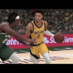 Milwaukee Bucks vs Indiana Pacers - NBA Playoffs 2024 Game 1 Full Game Highlights (NBA 2K24 Sim)