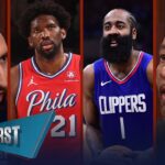 Clippers beat Mavericks in Game 1, Should Embiid play against the Knicks? | NBA | FIRST THINGS FIRST