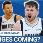 How the Dallas Mavericks Game 1 Loss Was Different Than Expected & Changes for Game 2 vs Clippers