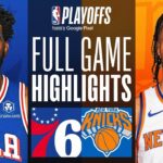 #7 76ERS at #2 KNICKS | FULL GAME 2 HIGHLIGHTS | April 22, 2024