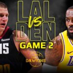 Los Angeles Lakers vs Denver Nuggets Game 2 Full Highlights | 2024 WCR1 | FreeDawkins