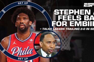 Stephen A. feels bad for Joel Embiid & believes Lakers are DONE in series vs. Nuggets 👀 | Get Up