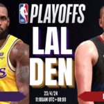 NBA PLAYOFFS: LAKERS ( 7 ) vs NUGGETS ( 2 ) | GAME 2 | NBA 2K24 ULTRA REALISTIC GRAPHICS | K4RL 2K