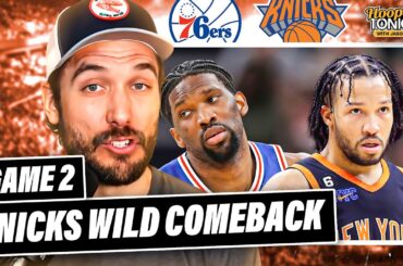 76ers-Knicks Reaction: New York's CRAZY comeback steals Game 2 from Embiid & Philly | Hoops Tonight