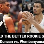 Who had the better rookie season: San Antonio Spurs' Tim Duncan or Victor Wembanyama?