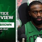 Jaylen Brown Told Caleb Martin WATCH THAT After Foul on Tatum | Celtics Practice