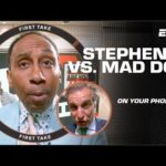 📱ON HIS PHONE?! 👀 Mad Dog vs. Stephen A. HEATS UP! | First Take