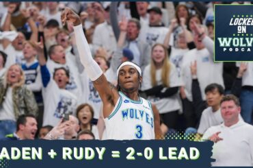 Rudy Gobert, Jaden McDaniels propel Minnesota Timberwolves to a 2-0 series lead over Phoenix Suns