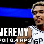 Jeremy Sochan | Top Highlights from 23-24 Season