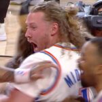 OKC fan hits a half court shot for $20K 🤑🔥