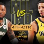 Milwaukee Bucks vs Indiana Pacers Game 2 Highlights 4th-QTR | April 23 | 2024 NBA Playoffs