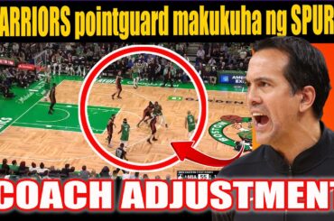 COACH ADJUSTMENT | WARRIORS POINTGUARD sa SPURS | GOLDEN STATE WARRIORS | HEAT VS CELTICS PLAYOFFS