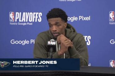 Herb Jones on defensive struggles, turnovers | Pelicans-Thunder Game 2 Postgame | 2024 NBA Playoffs