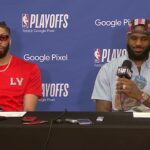 LeBron James & Anthony Davis talks Game 3 loss, Full Postgame Interview