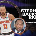 Stephen A. BELIEVES in the Knicks to CLOSE OUT the 76ers in the series! 👀 | First Take