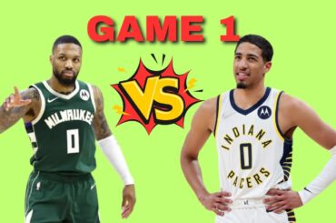 DAME TIME IS BACK?!! BUCKS VS PACERS GAME 1 REACTION!!