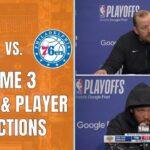 Knicks v 76ers Game 3 Postgame Coach And Player Reaction | New York Knicks