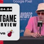 Bam Adebayo, Tyler Herro Postgame Interview | Boston Celtics vs. Miami HEAT | April 24, 2024