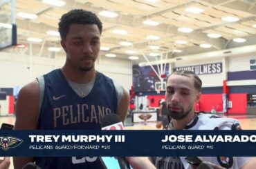 Trey Murphy III & Jose Alvarado on Game 3 vs. OKC | New Orleans Pelicans