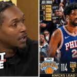 "Joel Embiid has legendary playoff game" -  Lou Williams on 76ers star explode 50 Pts to beat Knicks