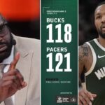 "Milwaukee are DONE" - NBA Gametime reacts to Pacers beat Bucks in OT; Lillard 28 Pts; Turner 29 Pts