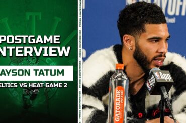 Jayson Tatum: We Need to Be More CREATIVE vs Heat | Game 2 Postgame