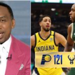 Stephen A. Smith unbelieves Pacers outlast Bucks 121-118 in OT despite Khris Middleton score 42 Pts