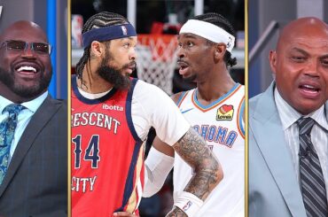 Shaq & Chuck Trolls the Pelicans for being down 0-3 to OKC  😂 Inside the NBA
